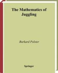 cover of the book The Mathematics of Juggling