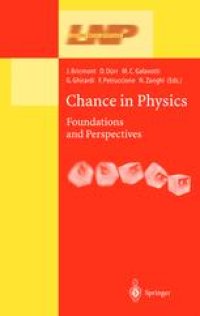 cover of the book Chance in Physics: Foundations and Perspectives