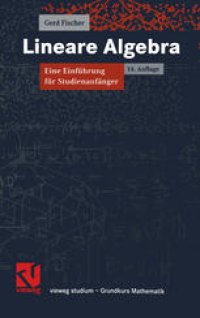 cover of the book Lineare Algebra