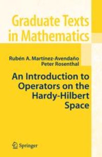 cover of the book An Introduction to Operators on the Hardy-Hilbert Space