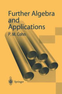 cover of the book Further Algebra and Applications