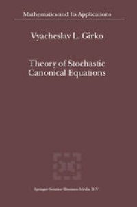 cover of the book Theory of Stochastic Canonical Equations: Volumes I and II