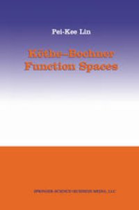 cover of the book Köthe-Bochner Function Spaces