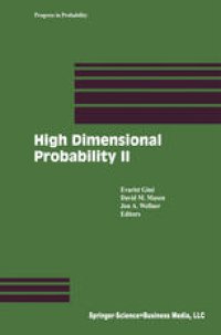 cover of the book High Dimensional Probability II