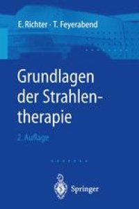 cover of the book Grundlagen der Strahlentherapie