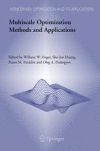 cover of the book Multiscale Optimization Methods and Applications