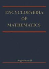 cover of the book Encyclopaedia of Mathematics: Supplement Volume II