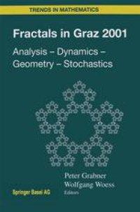 cover of the book Fractals in Graz 2001: Analysis — Dynamics — Geometry — Stochastics