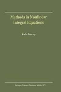 cover of the book Methods in Nonlinear Integral Equations