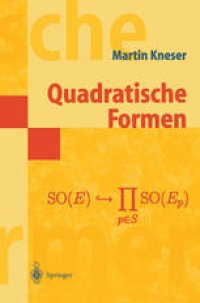 cover of the book Quadratische Formen