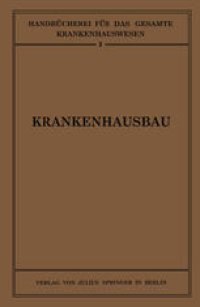 cover of the book Krankenhausbau