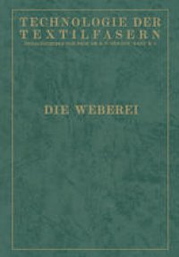 cover of the book Technologie der Textilfasern
