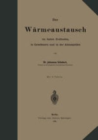 cover of the book Der Wärmeaustausch im festen Erdboden, in Gewässern und in der Atmosphäre