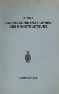 cover of the book Das Maschinenzeichnen des Konstrukteurs