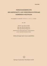 cover of the book Untersuchungen beim Innenrundschleifen