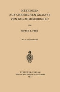 cover of the book Methoden zur Chemischen Analyse von Gummimischungen