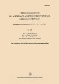 cover of the book Die Ermittlung der Fließkurven von Schraubenwerkstoffen