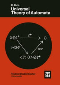 cover of the book Universal Theory of Automata: A Categorical Approach