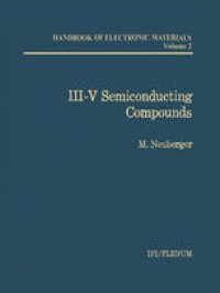 cover of the book III–V Semiconducting Compounds