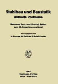 cover of the book Stahlbau und Baustatik: Aktuelle Probleme