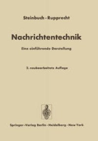 cover of the book Nachrichtentechnik: Eine einführende Darstellung