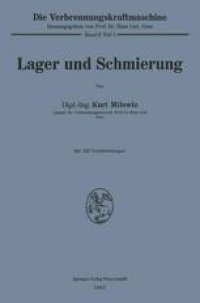 cover of the book Lager und Schmierung