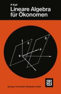 cover of the book Lineare Algebra für Ökonomen