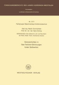 cover of the book Grenzschichten in Gas-Teilchen-Strömungen hinter Stoßwellen