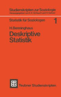 cover of the book Deskriptive Statistik