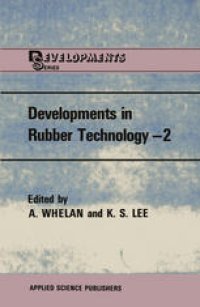 cover of the book Developments in Rubber Technology—2: Synthetic Rubbers