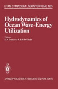 cover of the book Hydrodynamics of Ocean Wave-Energy Utilization: IUTAM Symposium Lisbon/Portugal 1985