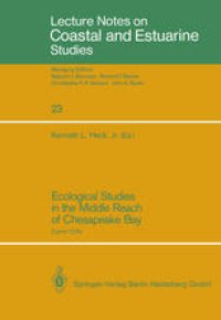 cover of the book Ecological Studies in the Middle Reach of Chesapeake Bay: Calvert Cliffs