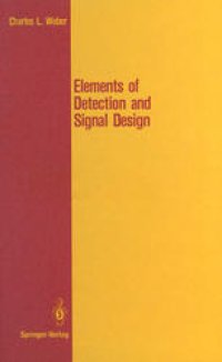 cover of the book Elements of Detection and Signal Design