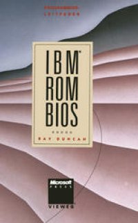 cover of the book Programmierleitfaden IBM ROM BIOS