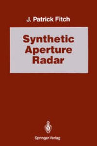 cover of the book Synthetic Aperture Radar