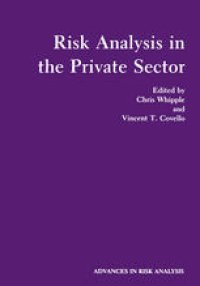 cover of the book Risk Analysis in the Private Sector