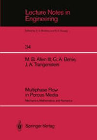 cover of the book Multiphase Flow in Porous Media: Mechanics, Mathematics, and Numerics