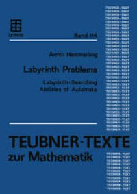 cover of the book Labyrinth Problems: Labyrinth-Searching Abilities of Automata