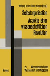 cover of the book Selbstorganisation: Aspekte einer wissenschaftlichen Revolution