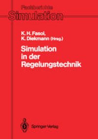 cover of the book Simulation in der Regelungstechnik