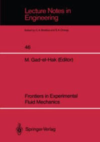 cover of the book Frontiers in Experimental Fluid Mechanics