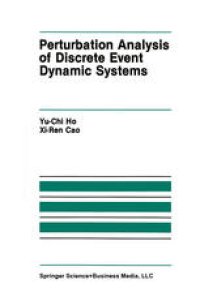 cover of the book Perturbation Analysis of Discrete Event Dynamic Systems