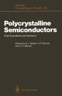 cover of the book Polycrystalline Semiconductors: Grain Boundaries and Interfaces
