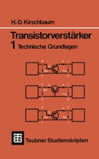 cover of the book Transistorverstärker: Technische Grundlagen