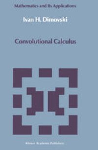 cover of the book Convolutional Calculus