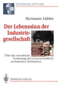 cover of the book Der Lebenssinn der Industriegesellschaft: Über die moralische Verfassung der wissenschaftlich-technischen Zivilisation