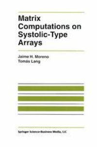 cover of the book Matrix Computations on Systolic-Type Arrays