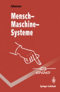 cover of the book Mensch-Maschine-Systeme