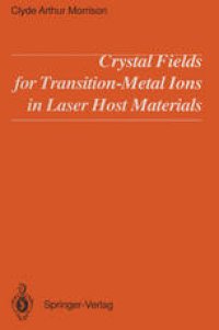 cover of the book Crystal Fields for Transition-Metal Ions in Laser Host Materials