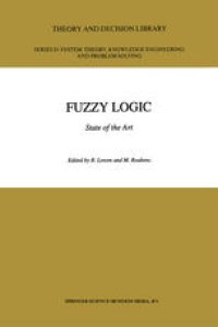 cover of the book Fuzzy Logic: State of the Art